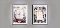 Untitled (Diptych with Targets) 3, 2000
