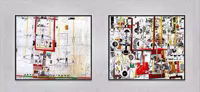 Untitled (Diptych Installation View) 8, 2000