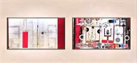 Diptych with Targets V12, 2000