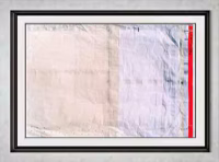 Untitled (Framed Sheet Collage), 2000
