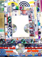 Untitled (CD Frame Collage), 1990