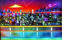 Neon City Skyline, 1980