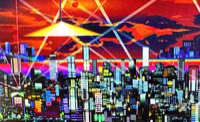 City Under Laser Sky, 1980