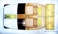 Untitled (Boat Interior Plan), 1970
