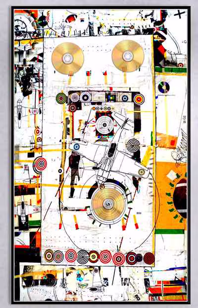Untitled (Framed Plane on Targets)