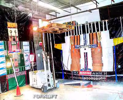 Studio, Forklift and Crosses