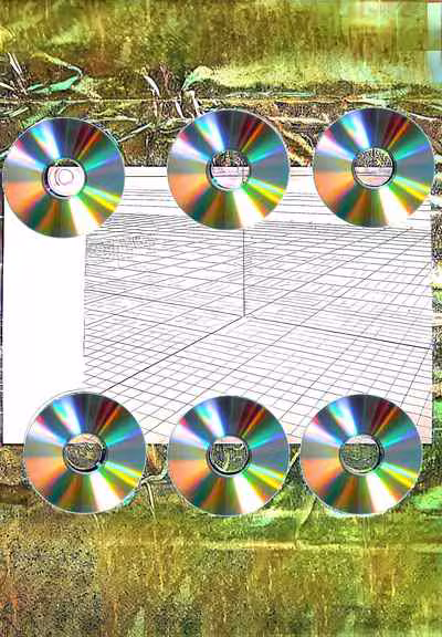 Six Discs on Grid