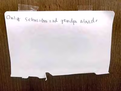Untitled (Handwritten Note)