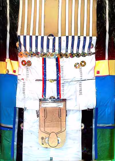 Untitled (CD Torso Assemblage)