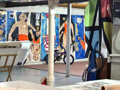 Studio with Large Panels