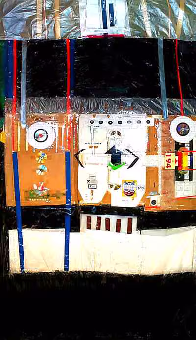 Untitled (Mixed Assemblage Panel)