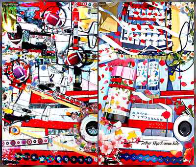 Untitled (Diptych Collage) 1