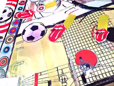 Untitled (Lips and Sports)