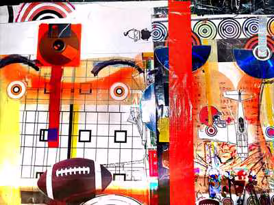 Untitled (Football and Planes)
