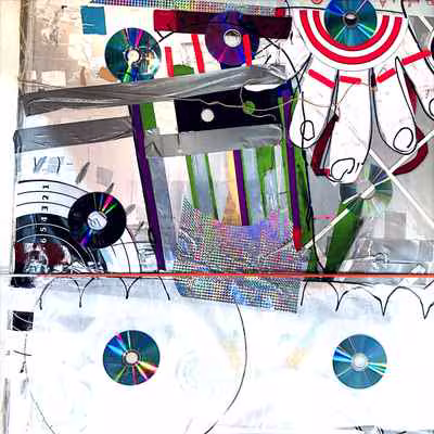 Untitled (CDs and Target) 1