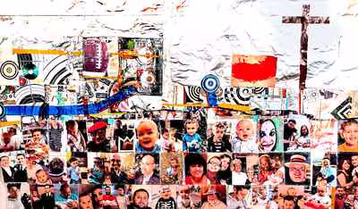 Faces Beneath the Cross