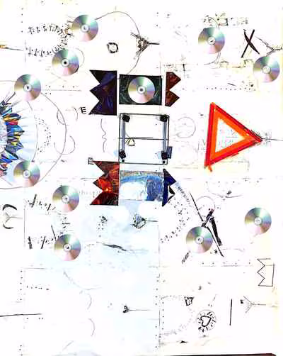 Untitled (CD and Triangle)