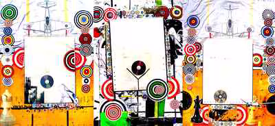 Triptych with Targets 1