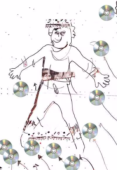 Figure Orbited by Discs