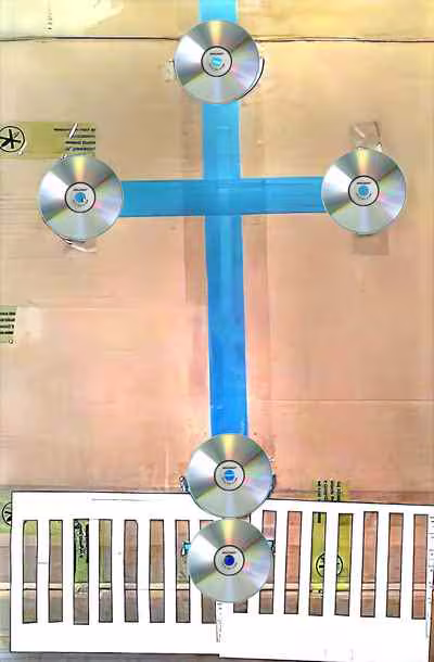 Cross with Five Discs
