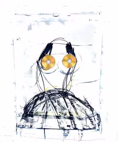 CD-Eyed Figure