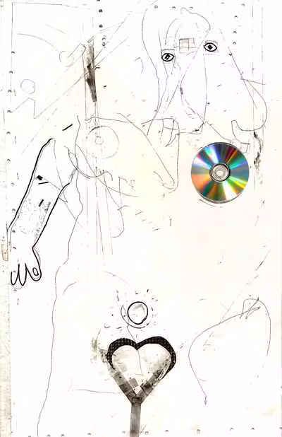 Untitled (Heart and CD)