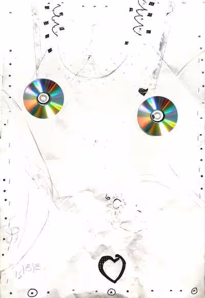 Untitled (Two Discs, Heart) 2