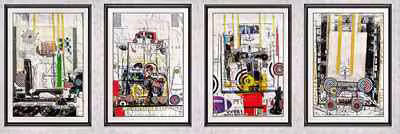 Four-Panel Framed Series 2