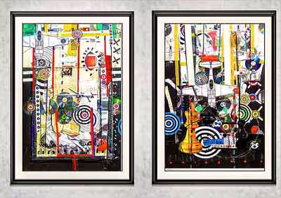 Untitled (Diptych Installation View) 1