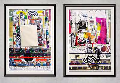 Untitled (Diptych with Targets) 1