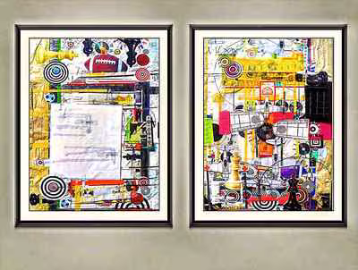 Untitled (Diptych Collage) 2
