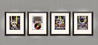 Four Framed Works 1
