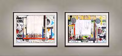 Diptych with Targets V3