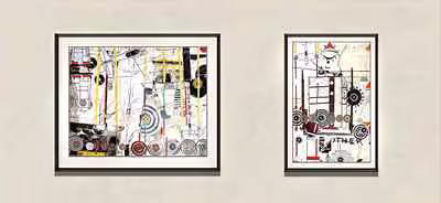 Two Framed Works, Gallery