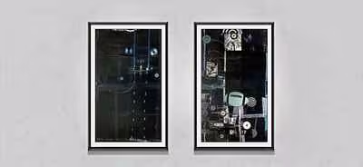 Untitled (Diptych Installation View) 3