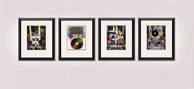 Four Framed Works 6