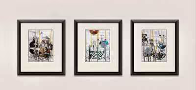 Triptych with Targets 2