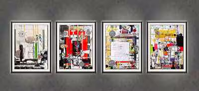 Four-Panel Framed Series 5