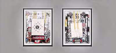 Untitled (Diptych with Targets) 3