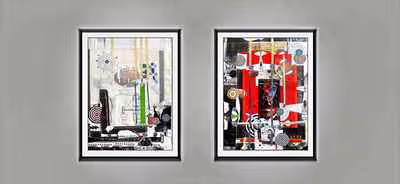 Untitled (Diptych with Targets) 4