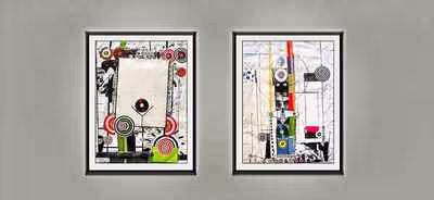Diptych with Targets V7
