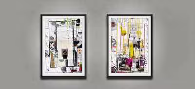 Untitled (Diptych Installation View) 6