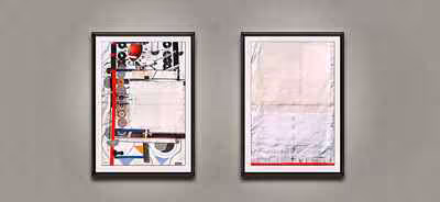 Untitled (Diptych, Gallery View)