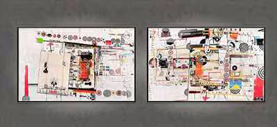 Untitled (Diptych Collage) 3