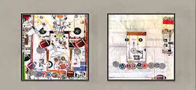 Untitled (Diptych with Football)