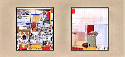 Diptych with Football and Targets 2