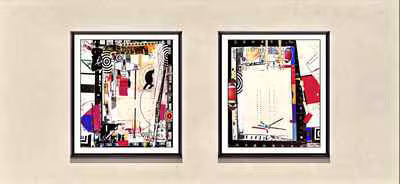 Diptych (Framed Collages)