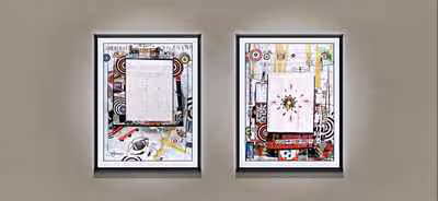 Untitled (Diptych Installation View) 10