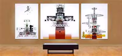 Guernica Triptych Installation
