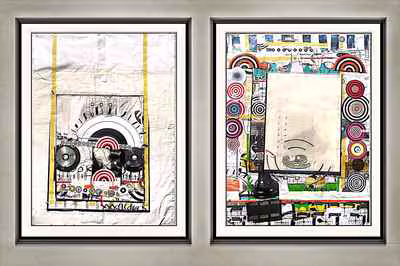 Untitled (Diptych with Targets) 7